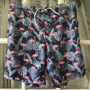 Goodfellow & Co size L men’s board shorts swim trunks with pocket and tie waist